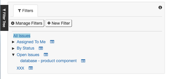 sub filter reflection in issues module