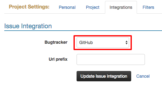 Github integration 
