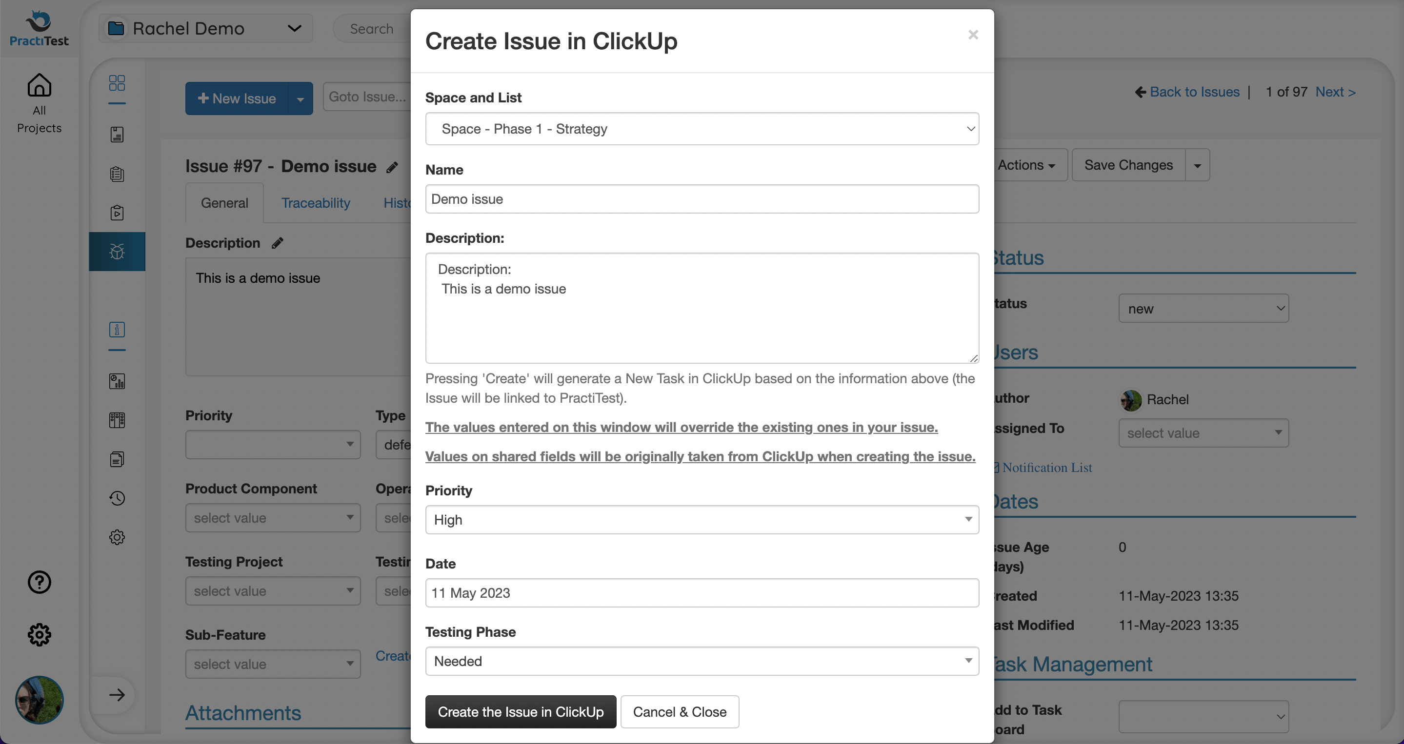 create-task popup