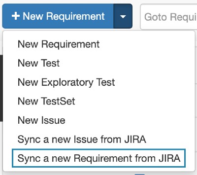 Import requirements from Jira