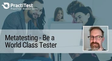 ‘Becoming a world-class tester’