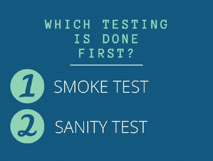 Which is done first - Smoke or Sanity?