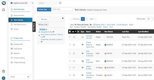API Test as Seen in the PractiTest Test Library