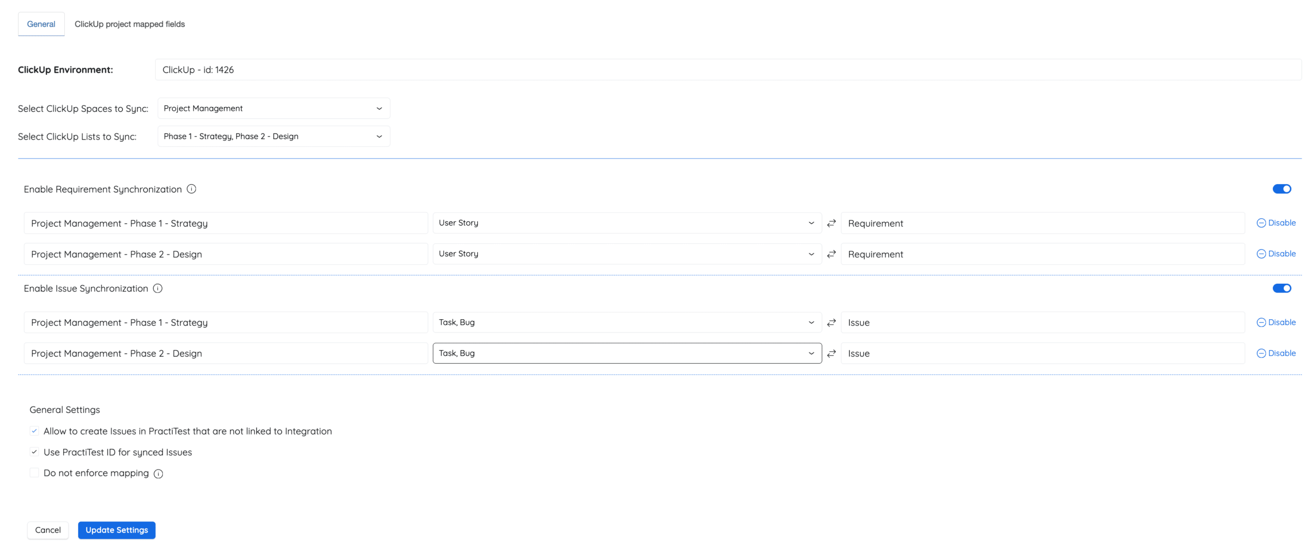 ClickUp Integration