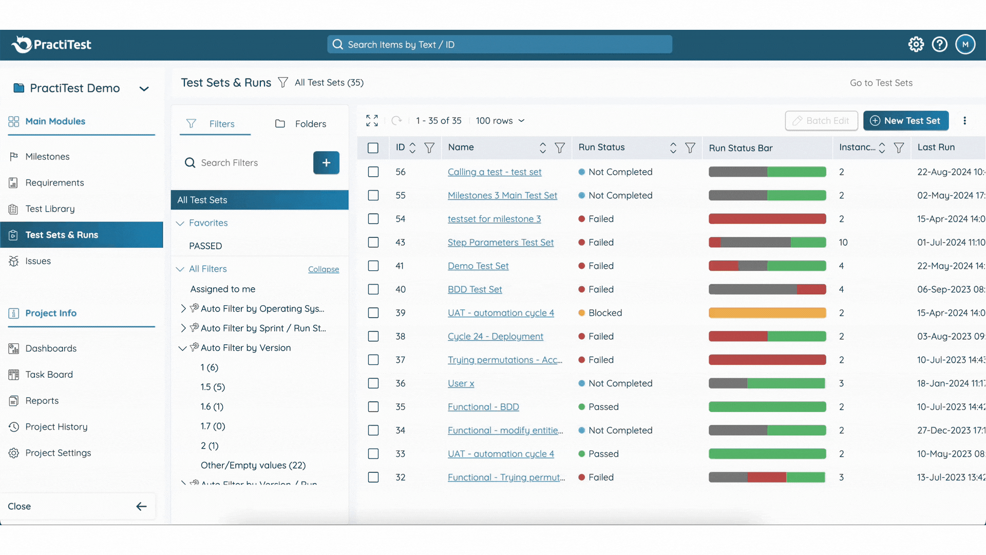 Updates: PractiTest - Test Management Tool