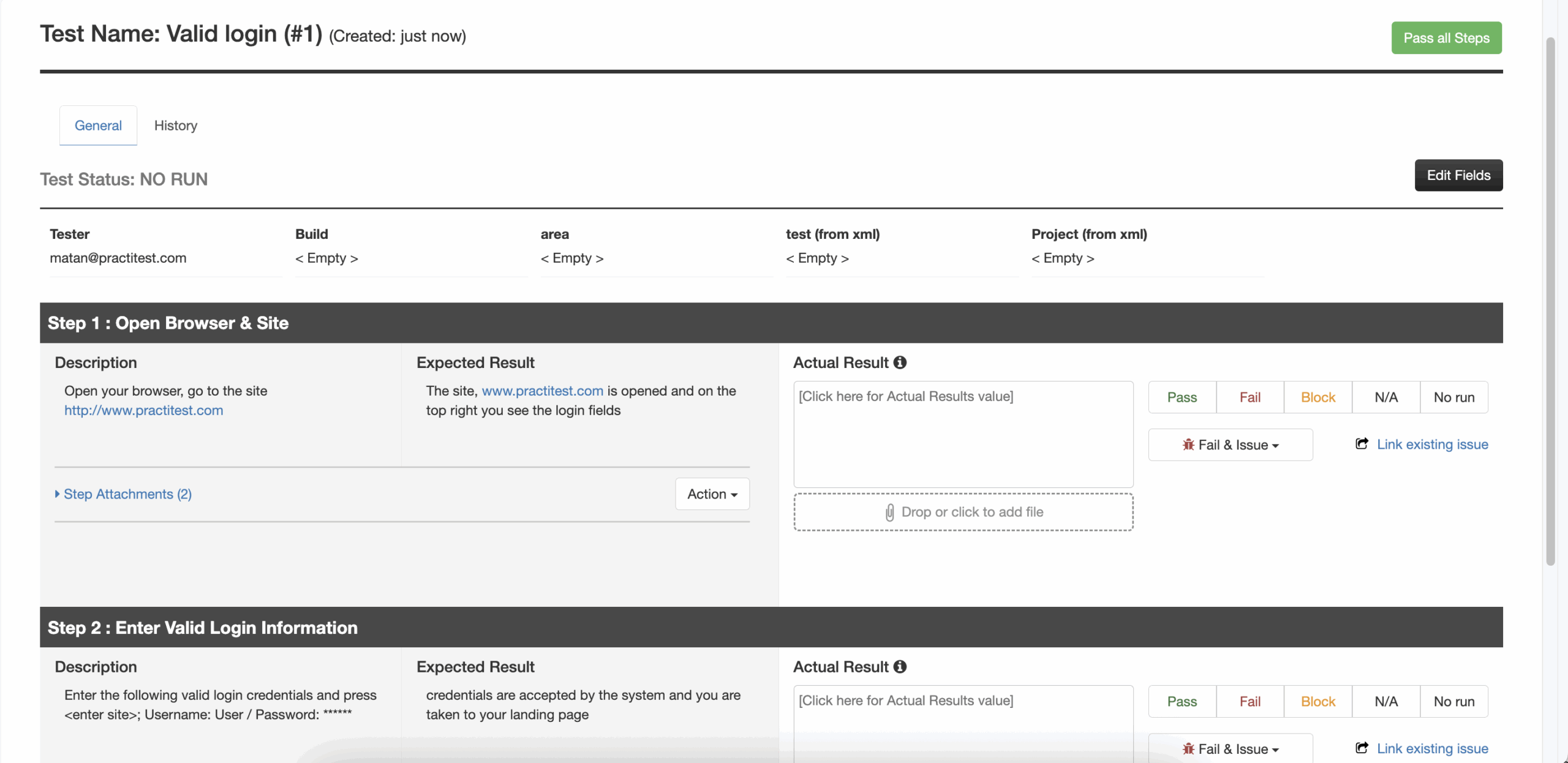 test-run-new-ui