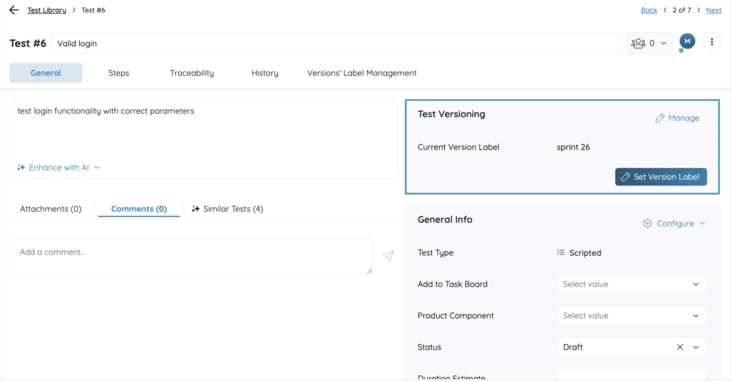 Test Version Update 7 Test Management Features Executives Need in 2026