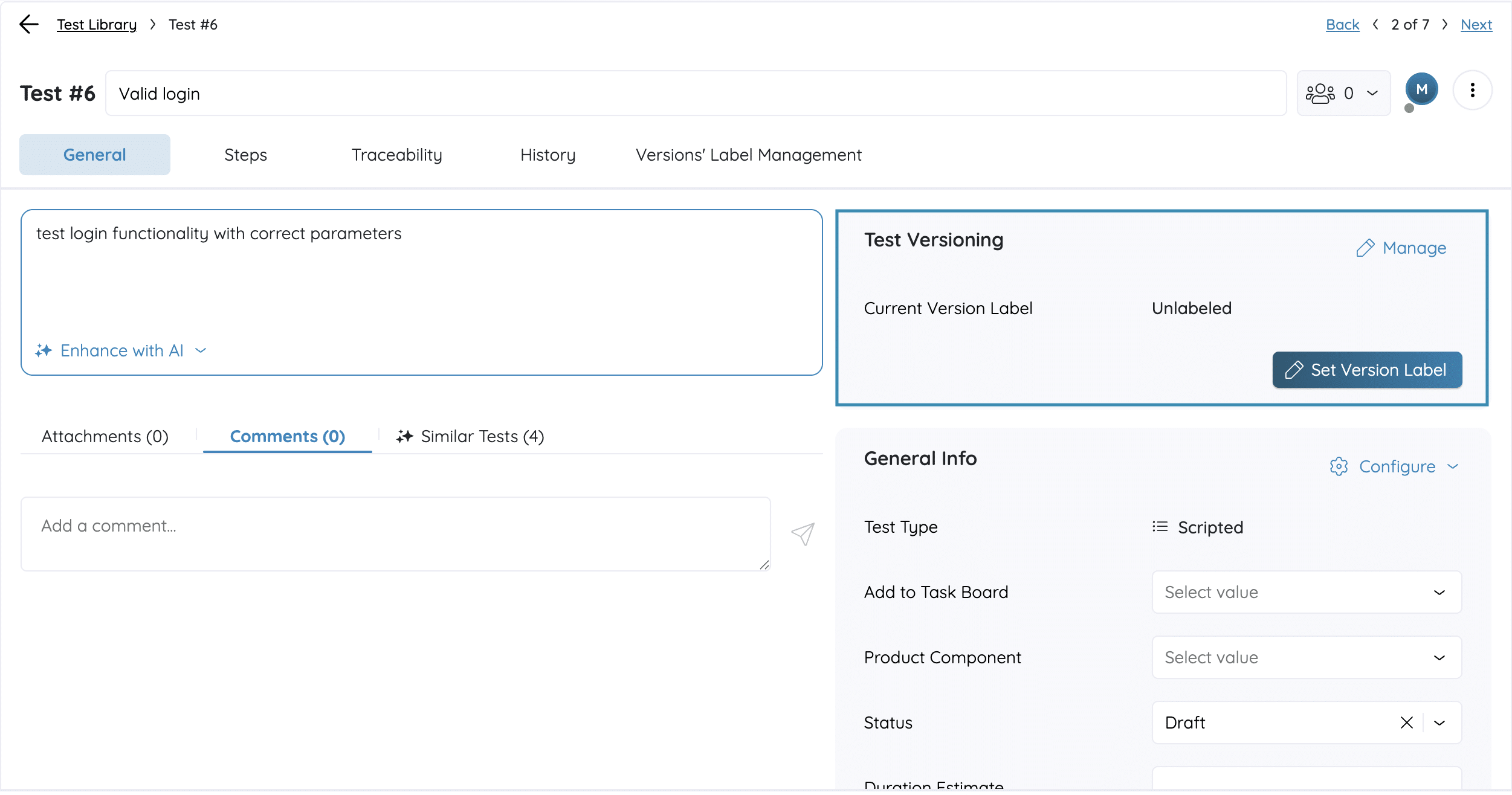Version Test Test Versioning